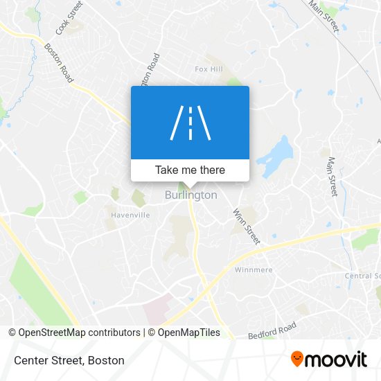 Mapa de Center Street