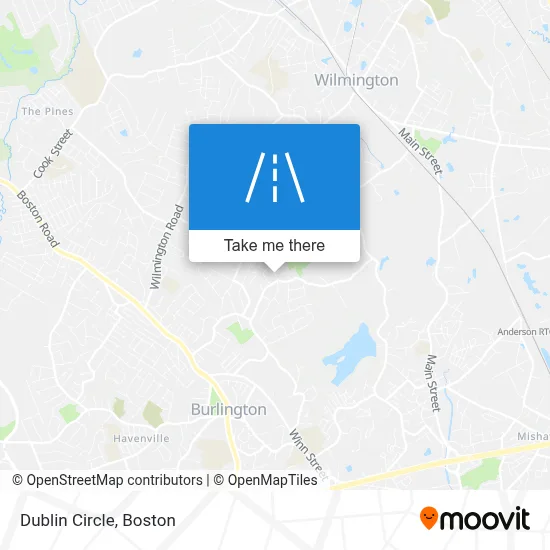 Dublin Circle map