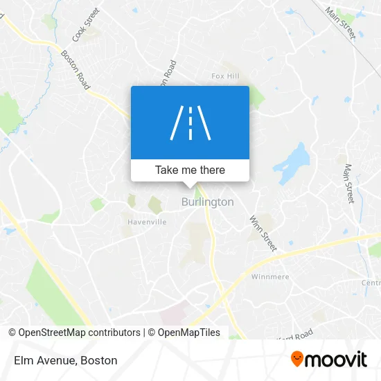 Elm Avenue map
