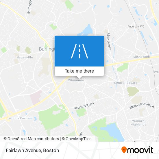Mapa de Fairlawn Avenue