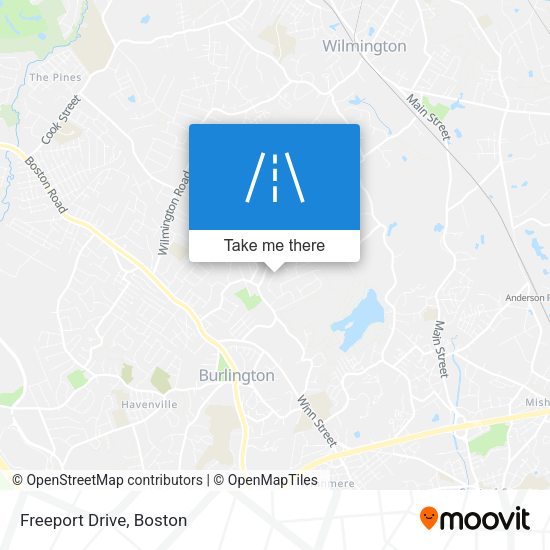 Mapa de Freeport Drive
