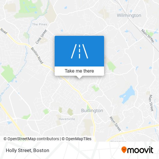 Holly Street map
