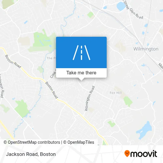 Jackson Road map