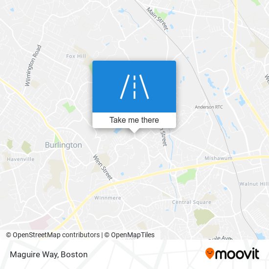 Maguire Way map