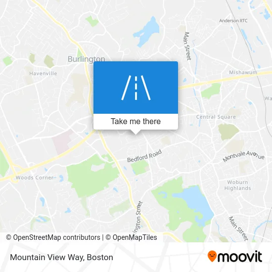 Mountain View Way map
