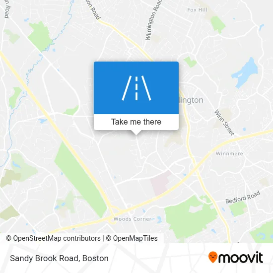 Sandy Brook Road map