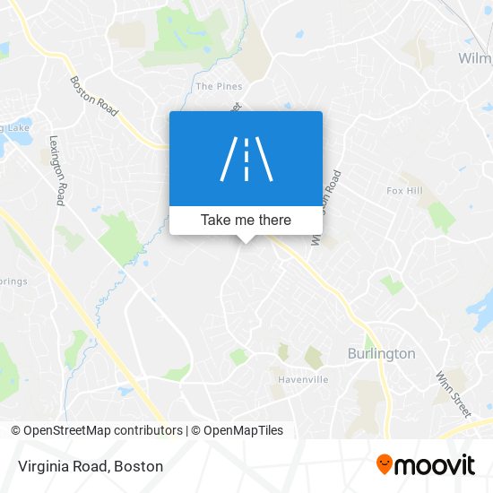 Mapa de Virginia Road