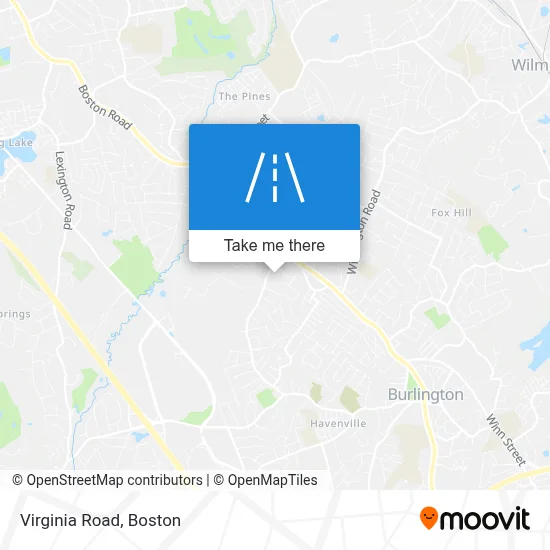Virginia Road map