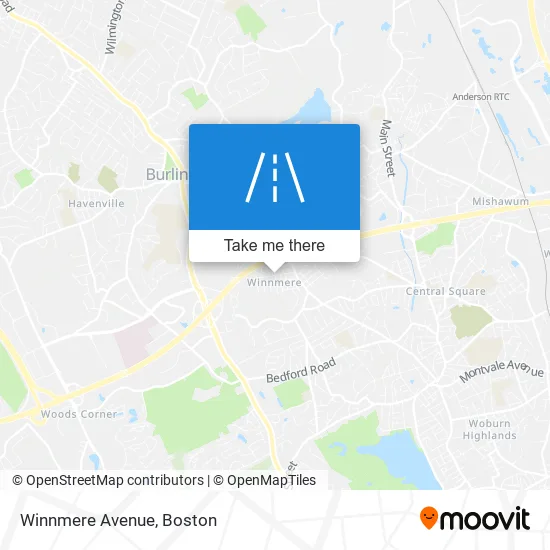 Winnmere Avenue map