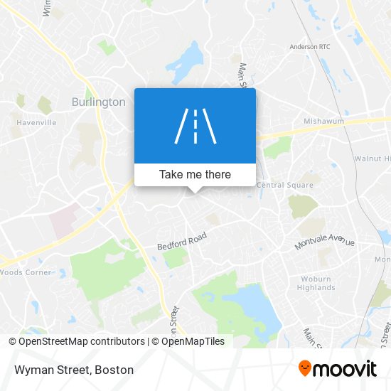 Mapa de Wyman Street