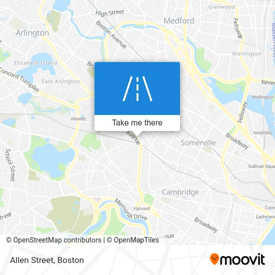 Allen Street map