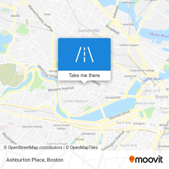 Ashburton Place map
