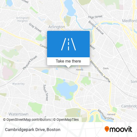 Cambridgepark Drive map