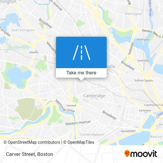 Mapa de Carver Street