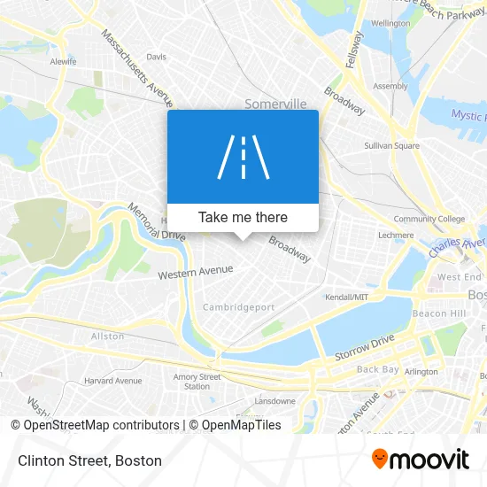 Clinton Street map