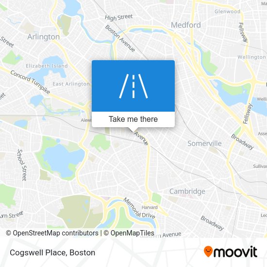 Mapa de Cogswell Place