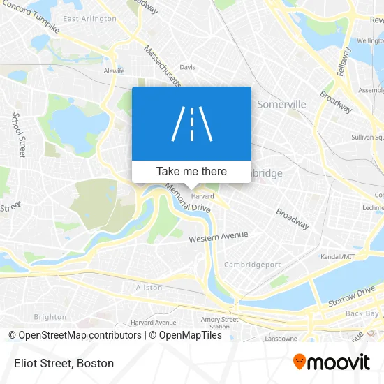 Eliot Street map