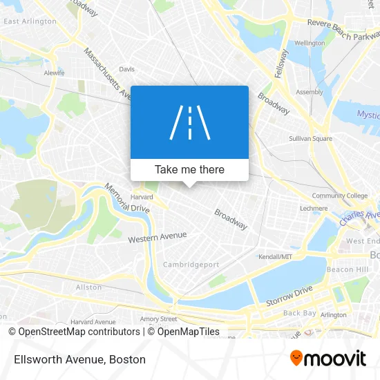 Ellsworth Avenue map