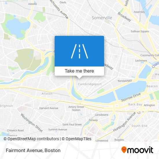 Fairmont Avenue map