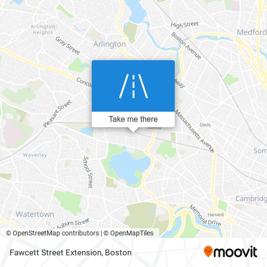 Fawcett Street Extension map