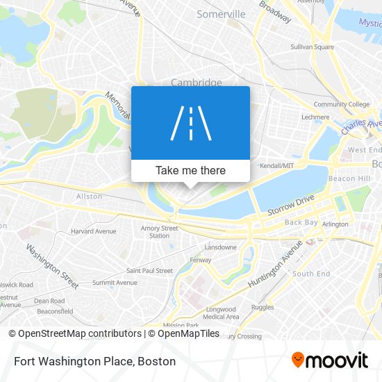 Mapa de Fort Washington Place