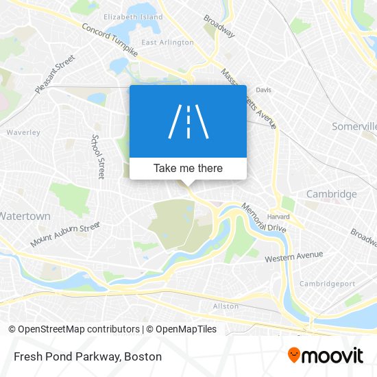 Fresh Pond Parkway map