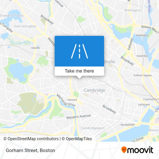 Mapa de Gorham Street