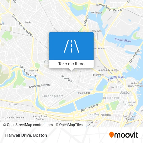 Harwell Drive map