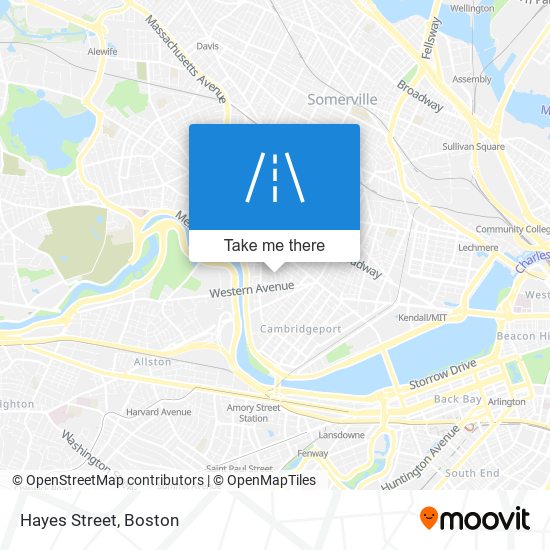 Mapa de Hayes Street