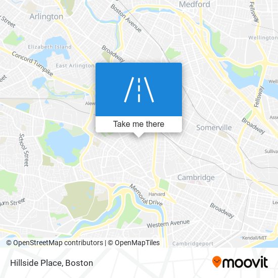 Hillside Place map