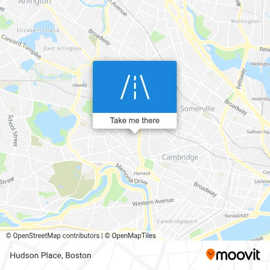 Hudson Place map
