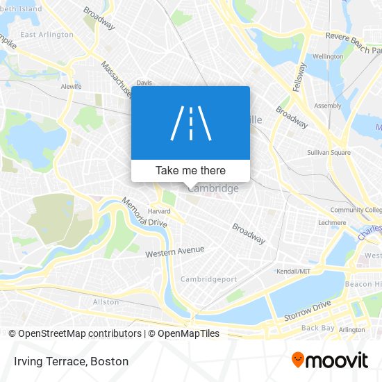Irving Terrace map