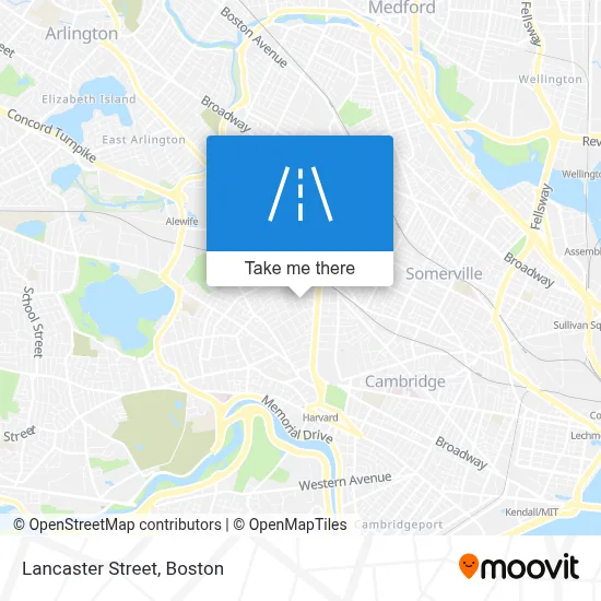 Lancaster Street map