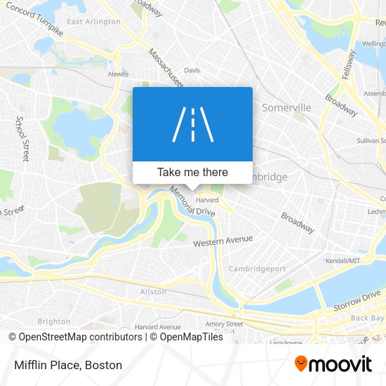 Mifflin Place map