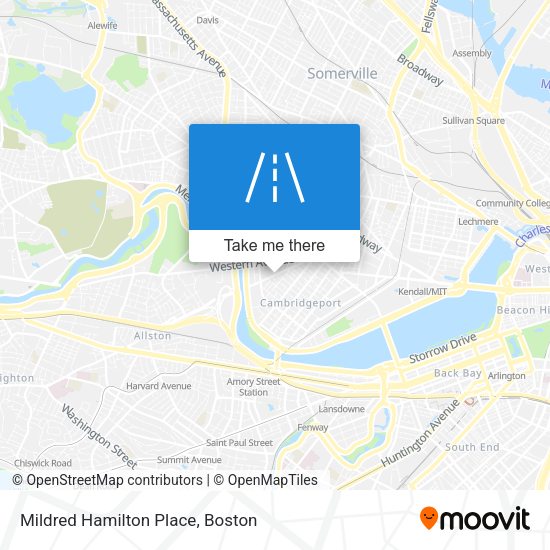 Mapa de Mildred Hamilton Place