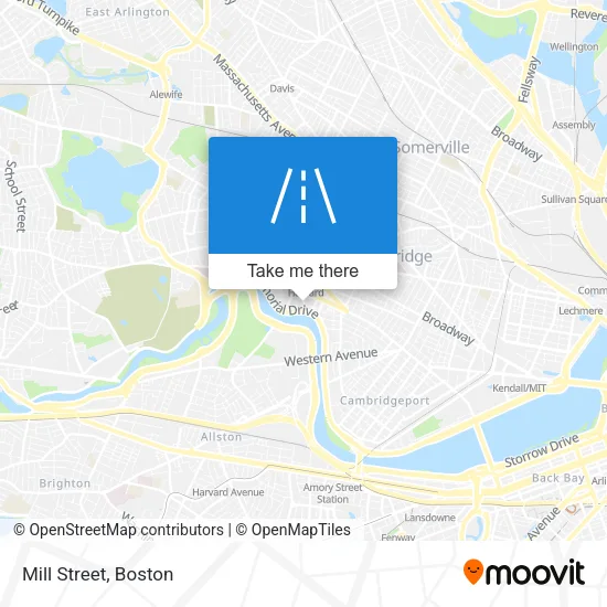 Mill Street map