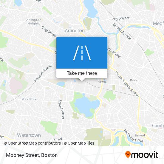 Mapa de Mooney Street