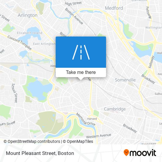 Mapa de Mount Pleasant Street