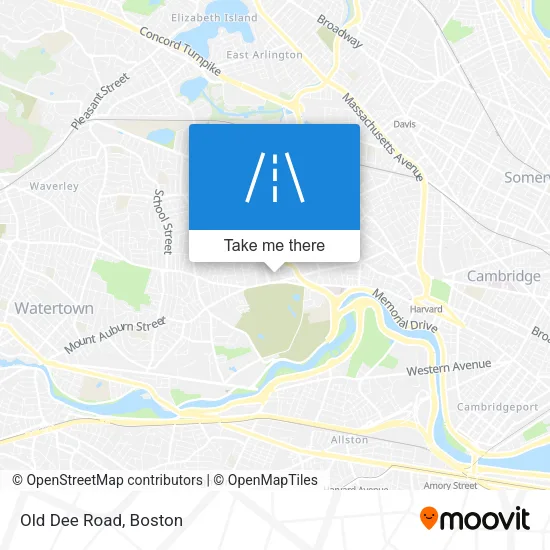 Old Dee Road map