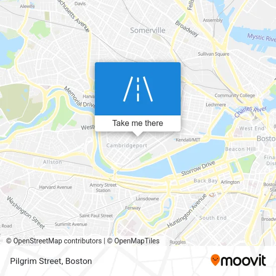 Pilgrim Street map