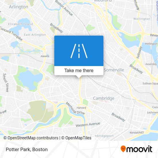 Mapa de Potter Park