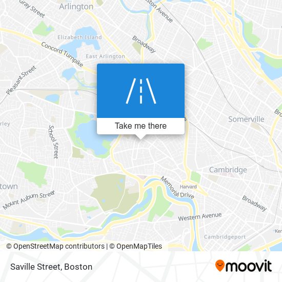 Saville Street map