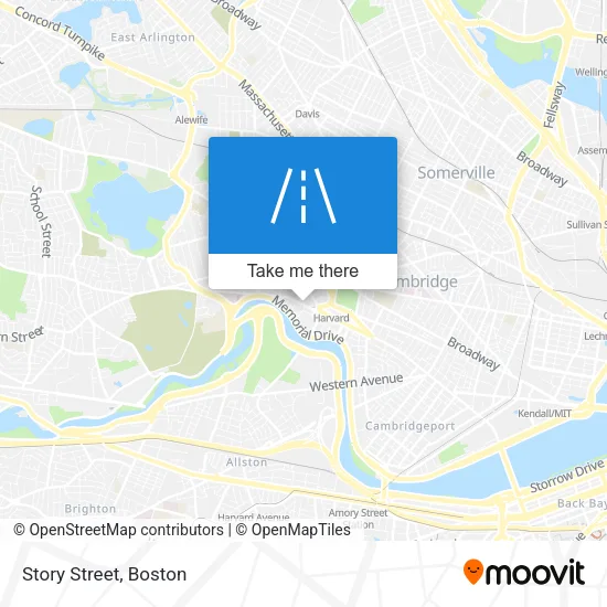 Story Street map