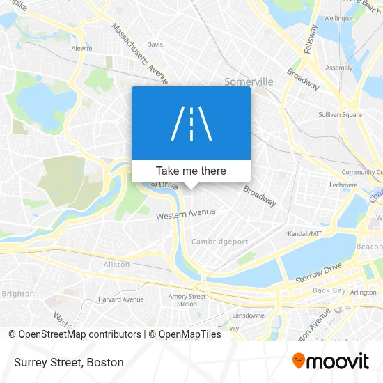 Surrey Street map