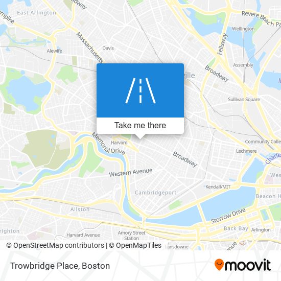 Trowbridge Place map