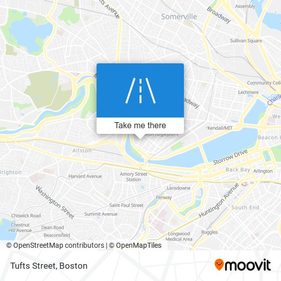 Mapa de Tufts Street