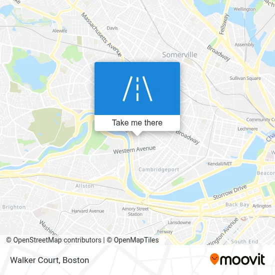 Walker Court map