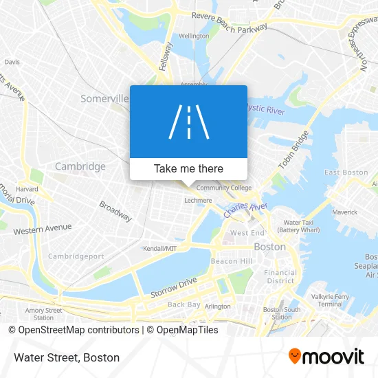Water Street map