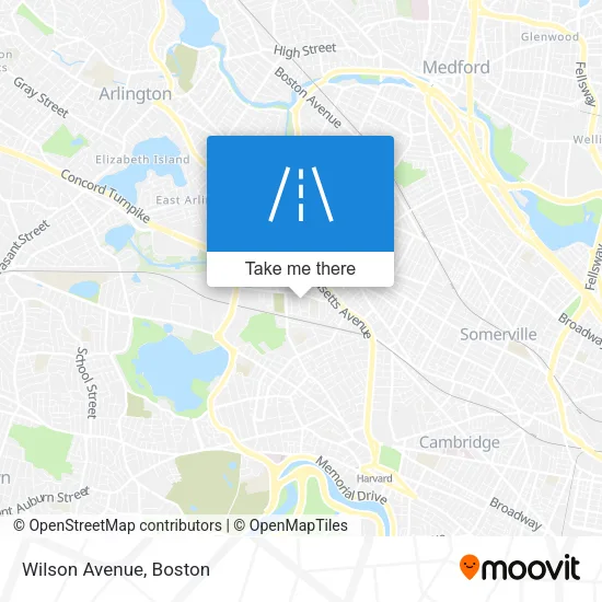Wilson Avenue map