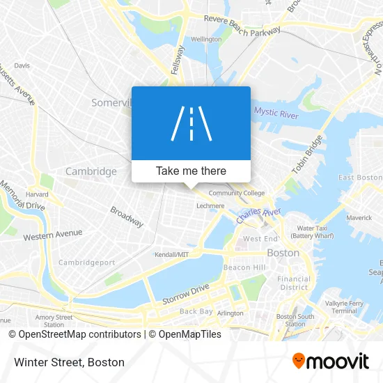 Winter Street map